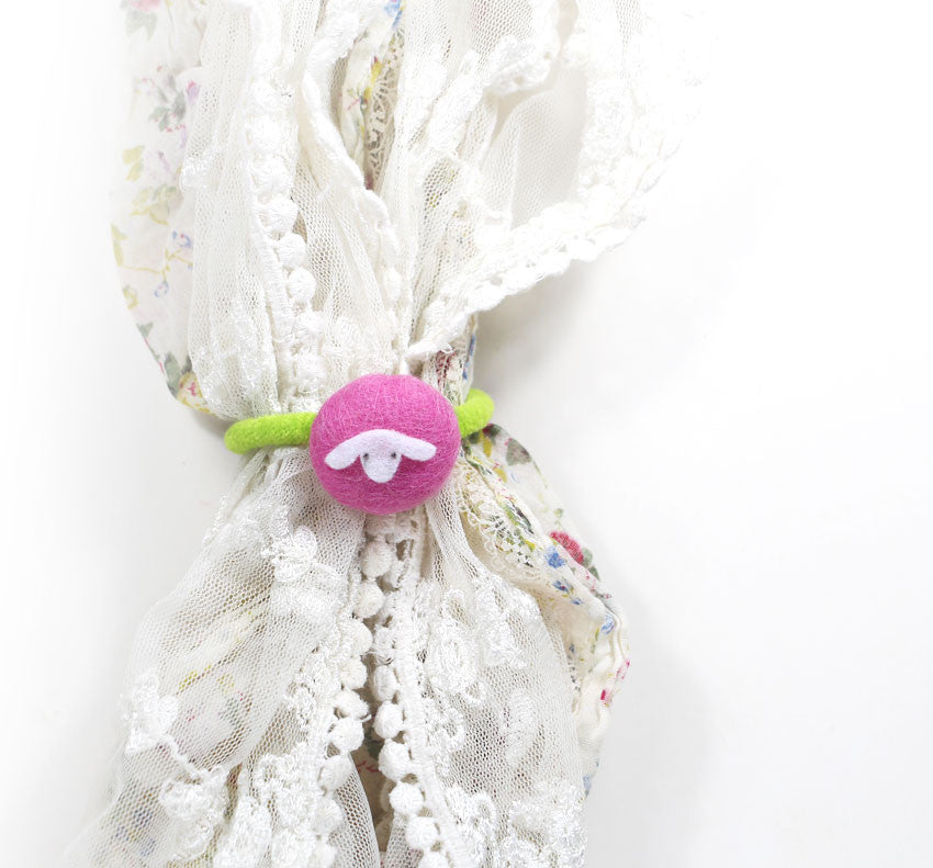 Elastic - Cotton Candy Pink / Purple