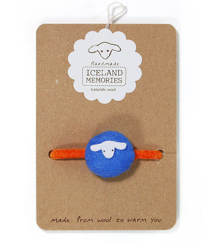 Elastic - Baby Blue / Orange