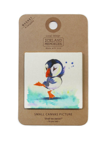 Canvas Magnet - On your toes