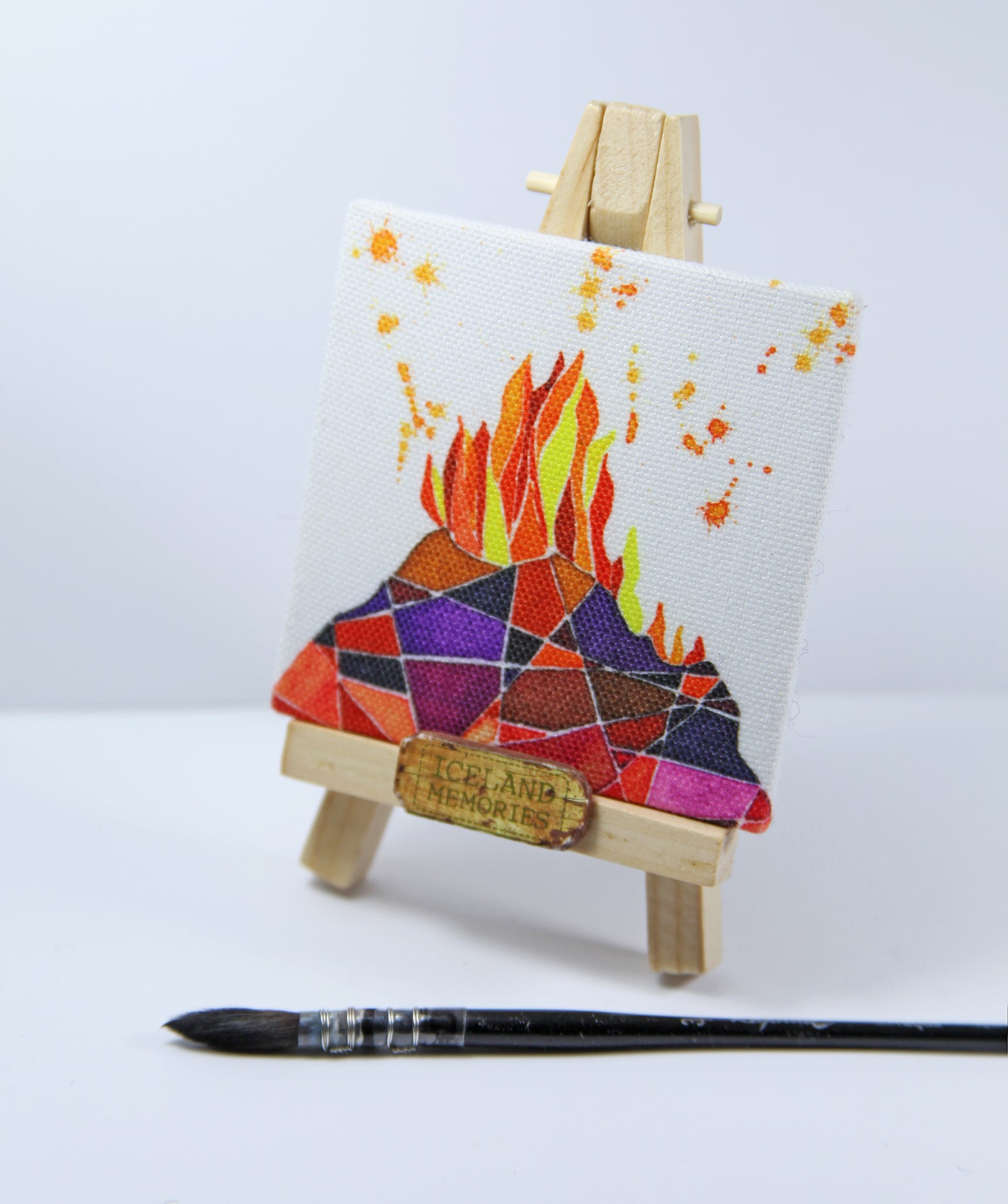 Canvas Magnet - Fire