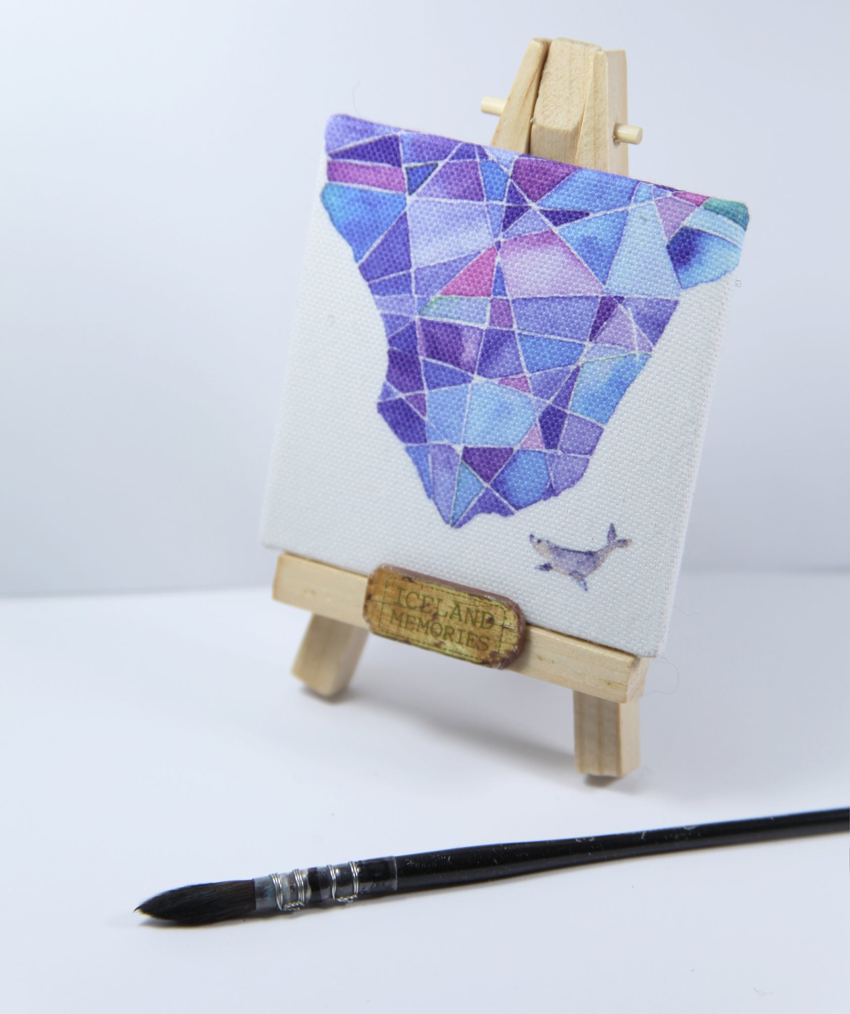 Canvas Magnet - Ice