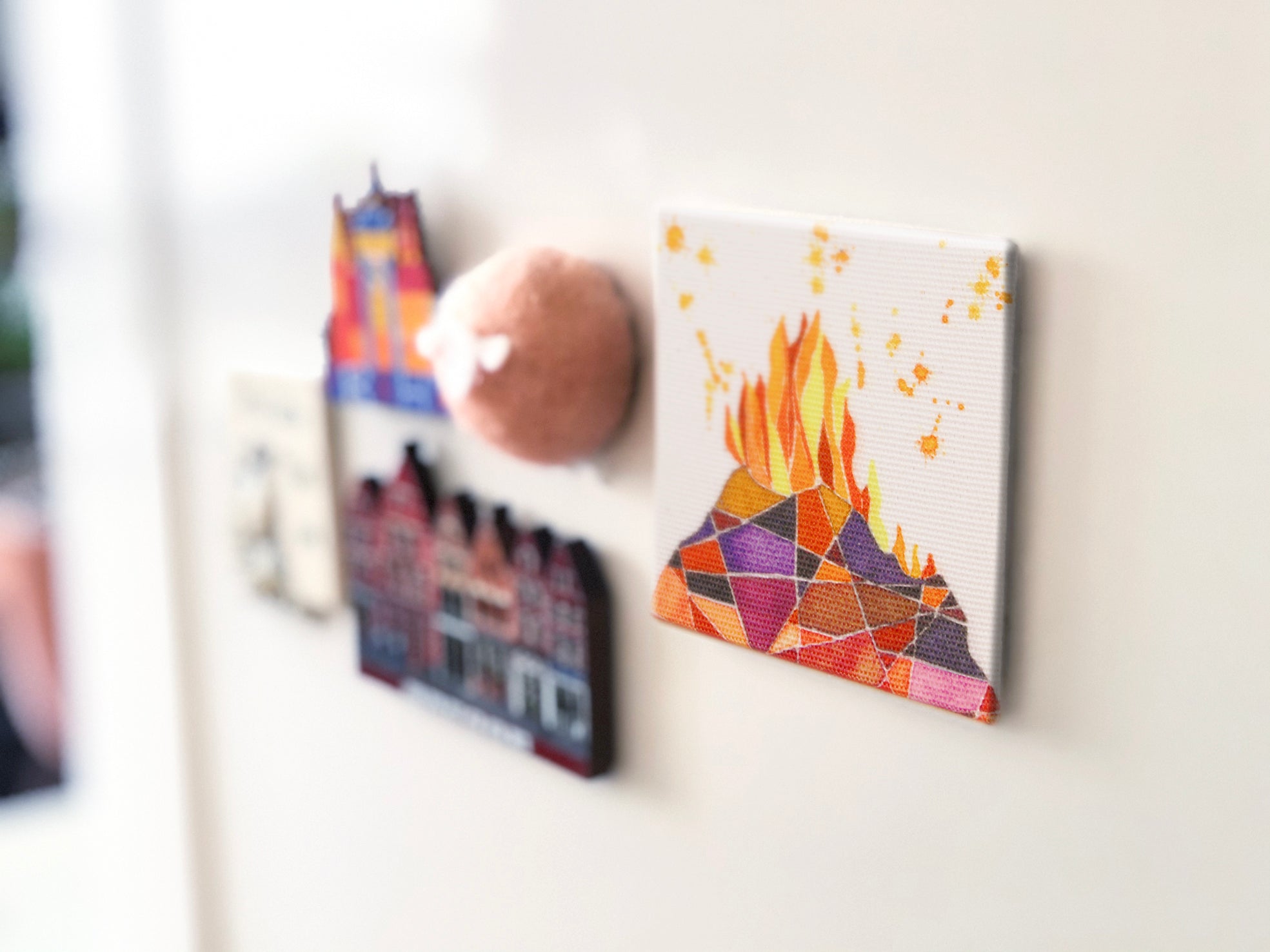 Canvas Magnet - Fire