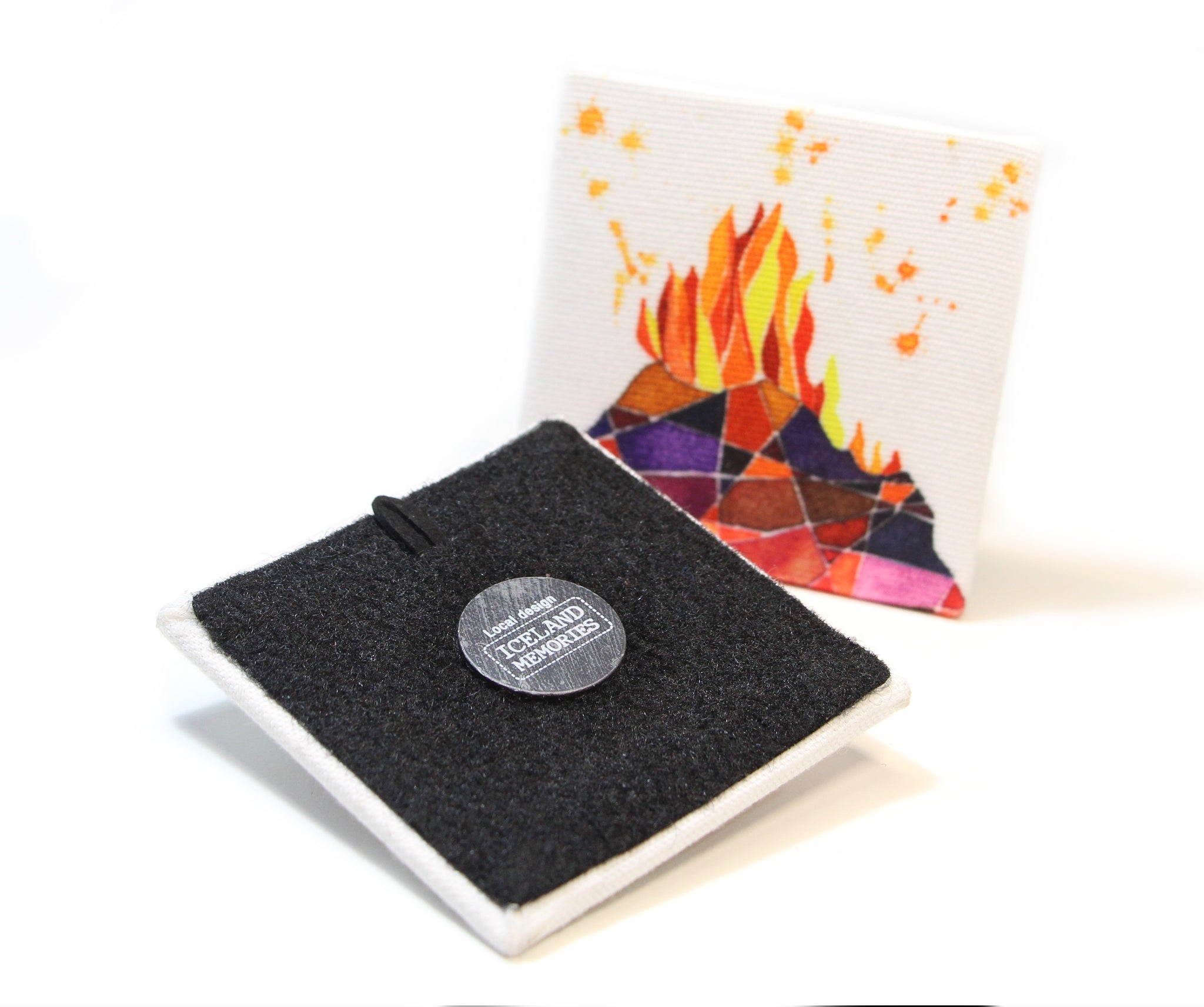 Canvas Magnet - Fire