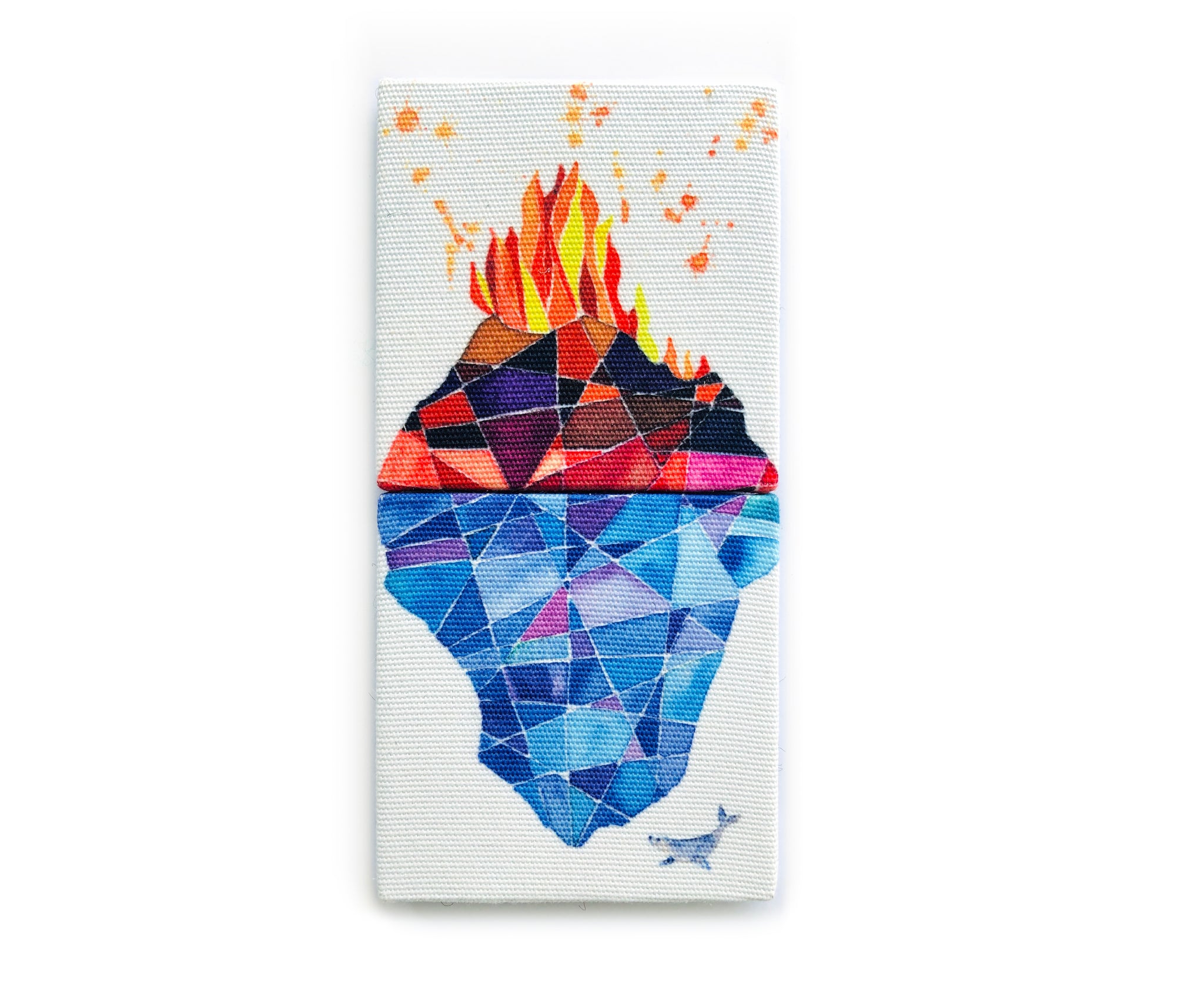 Canvas Magnet - Ice