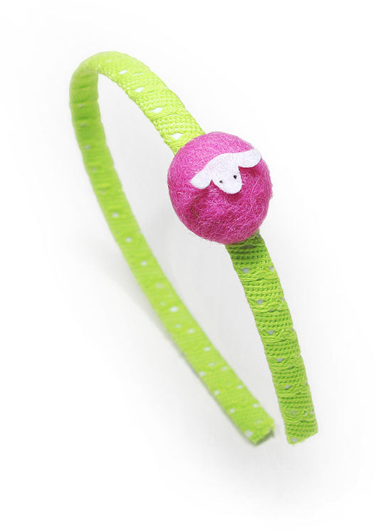 Cotton Candy Pink / Green lace