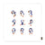 Cushion cover - Puffin dance