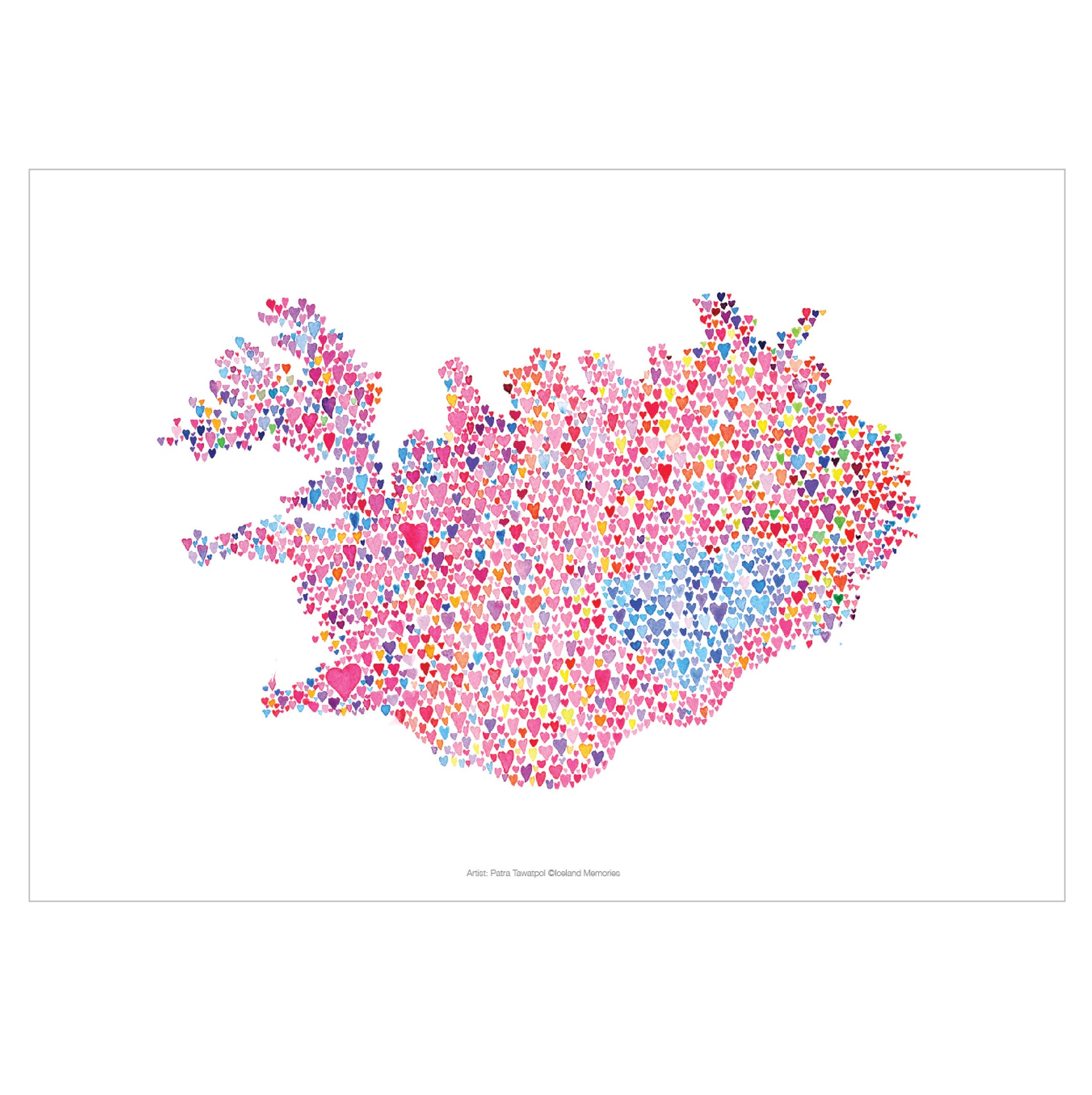Heart map A4