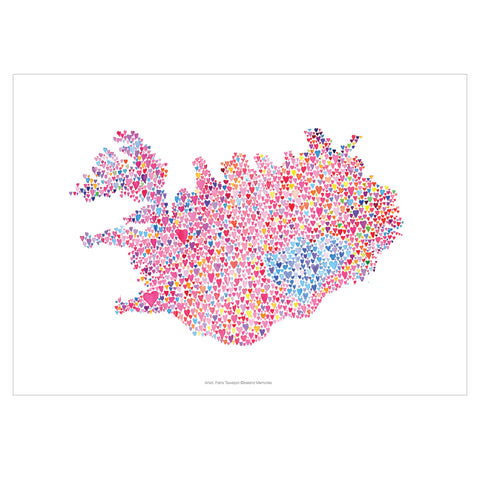 Heart map A4