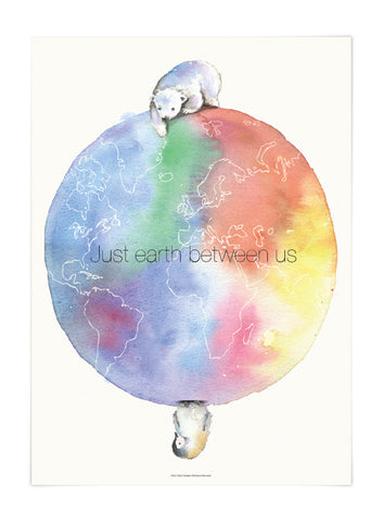 Just earth between us 50x70