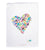 Tea towel - Flock of love
