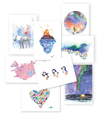 Small postcard set 1