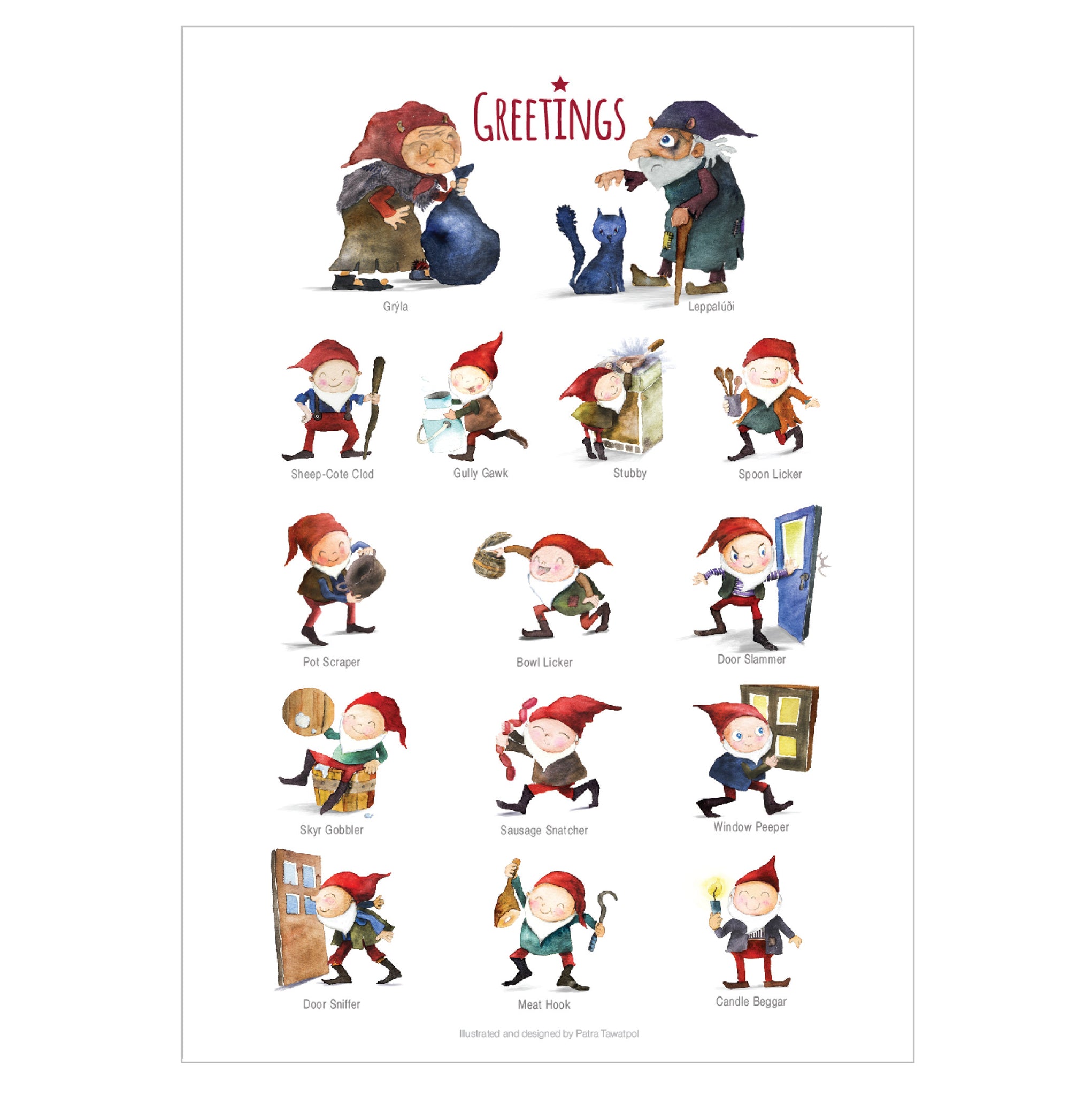 Yule lads A4